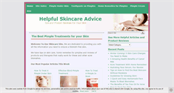 Desktop Screenshot of pimpletreatmenttips.com
