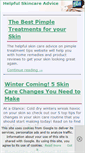 Mobile Screenshot of pimpletreatmenttips.com