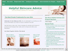 Tablet Screenshot of pimpletreatmenttips.com
